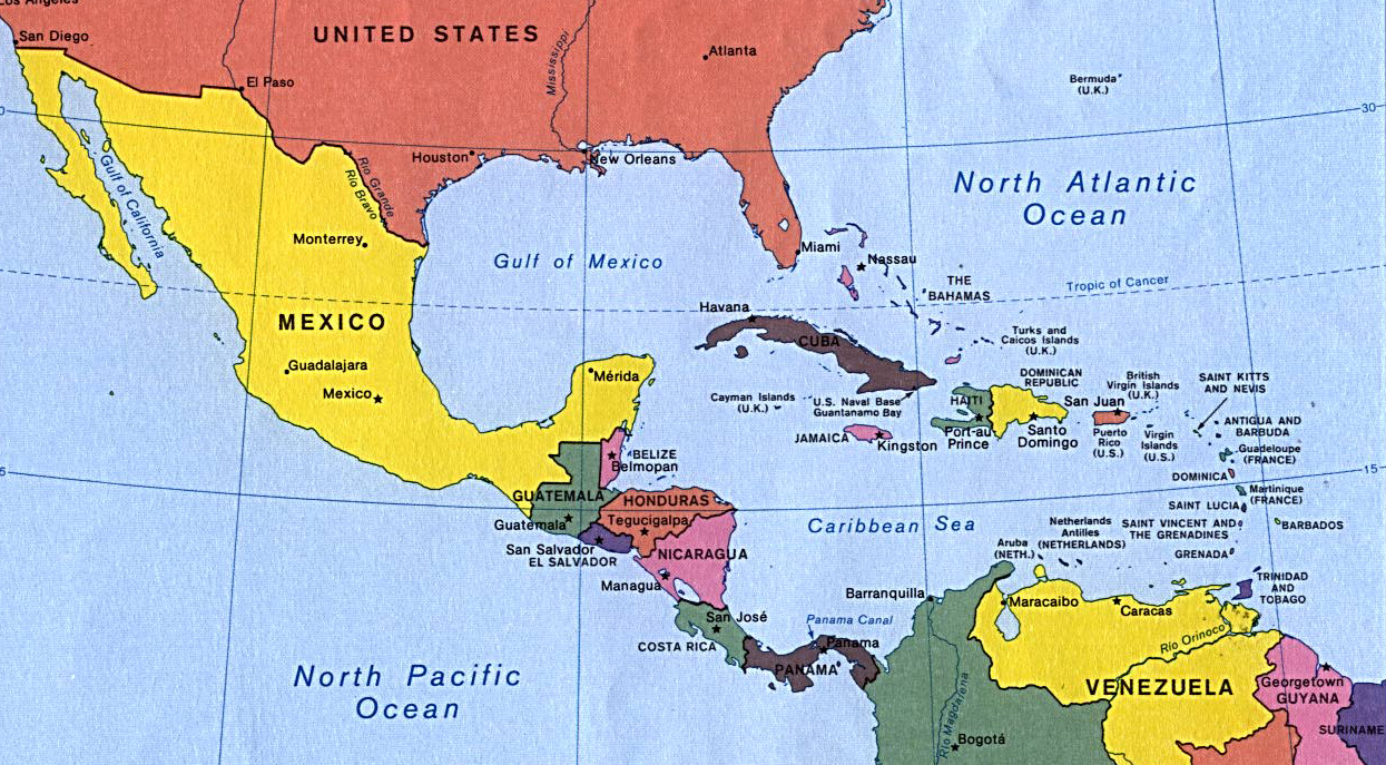 What Are The Responsibilities Of The Governments Of The Sending   CentralAmerica Map 